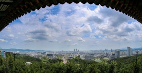 함월루에서본 울산시가지 [울산사진DB] 함월루에서본 울산시가지