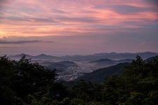 울주 상북면 주변시가지 여명 [울산사진DB] 울주 상북면 주변시가지 여명