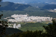 문수산에서 본 구영리주변시가지 [울산사진DB] 문수산에서 본 구영리주변시가지