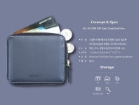 비코어(Becore) NOTE ZIPPER BLUE | GVG 스토어