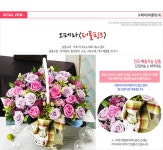 YES24 | 대한민국 대표 인터넷서점 [전국꽃배달] 오페라(퍼플핑크) [생일선물 출산선물 꽃배달 결혼기념일선물 꽃바구니]
