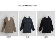 LF스퀘어 공식 온라인몰 J3053 패치 후드 롤업 점퍼 아우터