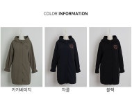 LF스퀘어 공식 온라인몰 J3064 펄패치 반후드 코트