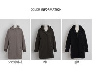 LF스퀘어 공식 온라인몰 J3089 징 포켓 시보리 후드 코트