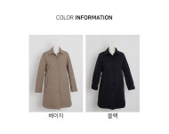 LF스퀘어 공식 온라인몰 J3104 벨트 누빔 코트 패딩점퍼