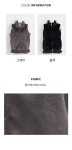 LF스퀘어 공식 온라인몰 [하프클럽/조이마담]J3279 진주지퍼 페이크퍼 베스트 조끼_P350786157