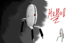 Hairy Portal Turret by lemonshaman on Newgrounds Hairy Portal Turret