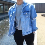 애  즈  클  로 LGY Damage Denim JK
