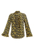 <덕담> 19 F/W 에트로 플로럴 프린트 러플 실크 시폰 블라우스 - 리본즈 코리아(REEBONZ KOREA) - PGPS