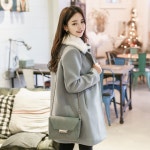 아뜨랑스 - ct817 보들보들 리얼래빗퍼 포인트의 히든버튼 누빔안감 울코트 coat ct817 보들보들 리얼래빗퍼 포인트의 히든버튼 누빔안감... 