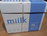 한국제지 밀크 복사용지 A4 75g [1,000매] - 에누리 가격비교