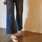 134 와이드 부츠컷데님