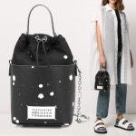 P3169 H1532 바이스트|◆당일◆20SS 5AC 페인트 스플래터 버킷백 블랙 S61WG0035 P3169 H1532