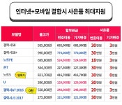 무상]/[모텔.고시원.원룸.문의환영]=1544-2547 SK/LG/KT [최대 95만원지급]/[휴대폰동시 가입전문]/[TV추가&기가지니무료사은품지급]... 