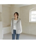 [[데이로그인]콤마 팬던트 밴딩 후드 베스트] 바이로그인