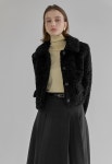 Atelier Nain - (JK-2786)아델 페이크퍼 크롭 자켓