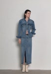 [아틀리에 나인]AARON SET-UP LONG DENIM SKIRT (SK-4843) [W CONCEPT]