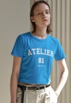 Atelier Nain - (T-6830)ATELIER NUMBERING CROP TEE