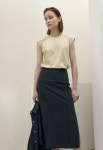Atelier Nain - (BL-4226)ESSENTIAL PIN TUCK SET-UP SHIRT