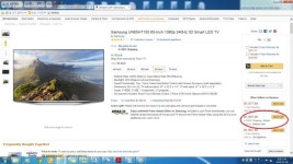 UN65H7150 65-Inch 1080p 240Hz 3D Smart LED TV [$1,897.99 / free][amazon  sold by Paul\s TV ] Samsung UN65H7150 65... 