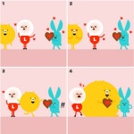 뽐뿌:만화/애니 - 더로카랩 4컷 웹툰인데 캐릭터가 넘나 귀여워요...더로카랩 4컷 웹툰인데 캐릭터가 넘나 귀여워요...