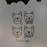 까사 CASA : 고급컷팅 안개시트_아이러브캣 고급컷팅 안개시트_아이러브캣 | 까사