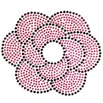                 의류리폼 핫픽스 모티브 flower-005 의류리폼 핫픽스 모티브 flower-005