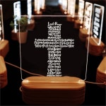                 캘리그라피 LED 말씀무드등 ML0036 주기도문 캘리그라피 LED 말씀무드등 ML0036 주기도문