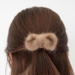                 리얼밍크 리본 헤어핀(4color) 리얼밍크 리본 헤어핀(4color)