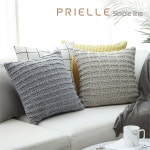                 [여름특가][쁘리엘르]체이스 핸드메이드 니트 쿠션커버(솜포함) [여름특가][쁘리엘르]체이스 핸드메이드 니트 쿠션커버(솜포함)