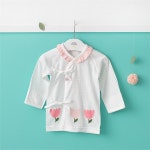                 달퐁도트플라워배냇저고리 달퐁도트플라워배냇저고리