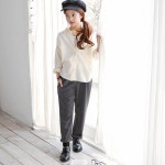                 [보리단독쿠폰]J2665_디플핀턱팬츠 [보리단독쿠폰]J2665_디플핀턱팬츠