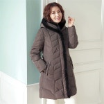                 J3930 밍크퍼 이중후드 사선패턴누빔 덕다운코트/엄마선물/엄마옷/50대여성의류 J3930 밍크퍼 이중후드 사선패턴누빔... 