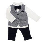                 [AK플라자][압소바] 패턴 조끼상하 (곤색) [AK플라자][압소바] 패턴 조끼상하 (곤색)