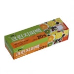                 [리빙케어][크린에코]크린지퍼백(소)/위생장갑/비닐장갑/랩/쿠킹호일/지퍼팩/지퍼백/롤팩/ [리빙케어][크린에코]크린지퍼백(소)... 