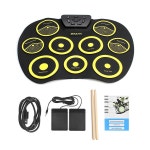 [amazon] QStyel Portable Electric Drum Set Include Drum Stic...