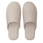 소프트 슬리퍼 · Sㆍ220~235mm 용 · 베이지 스트라이프