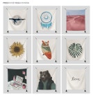 로맨틱 드로잉 패브릭 포스터 / 가리개커튼