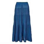 하프클럽 - 대한민국 메가쇼핑 질스튜어트뉴욕 블루 플리츠 롱스커트 JSSK8C110B2