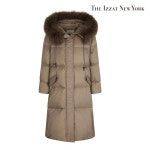 하프클럽 - 대한민국 메가쇼핑 [★10%쿠폰](더아이잗) 폭스퍼 후드 구스다운 점퍼 IIBM2PD71