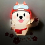 하프클럽 - 대한민국 메가쇼핑 [디엔에이 디자인스튜디오] [DNA PaperToy] 동개비 페이퍼 램프 / 페이퍼조명 /