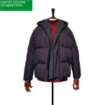 하프클럽 - 대한민국 메가쇼핑 니트 후드 탈 부착 오리털 패딩 점퍼_BAPDB1861