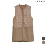 하프클럽 - 대한민국 메가쇼핑 [★단독★]이사베이 패딩 배색 스티치 포인트 베스트 (VPVCY2956)