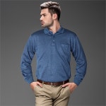 하프클럽 - 대한민국 메가쇼핑 파크타운 노블 기모카라티 남성 긴팔 골프웨어