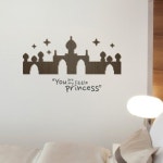 하프클럽 - 대한민국 메가쇼핑 [디자인베이] [우드스티커] 우드캐슬 (컬러완제품)