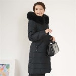 하프클럽 - 대한민국 메가쇼핑 J3860 럭셔리 폭스FUR 밴딩벨티드 롱코트/엄마옷