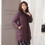 하프클럽 - 대한민국 메가쇼핑 J3886 슬리밍 밍크퍼 이중후드 구스다운코트/엄마옷