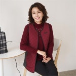 하프클럽 - 대한민국 메가쇼핑 J3898 핸드메이드 와인랍빠조끼/엄마옷