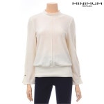 하프클럽 - 대한민국 메가쇼핑 미니멈_진주단추 배색소매 블라우스MSDAJB0300-IV