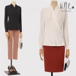 하프클럽 - 대한민국 메가쇼핑 [★신데렐라특가]UNE[윈]모던클래식랩스타일블라우스